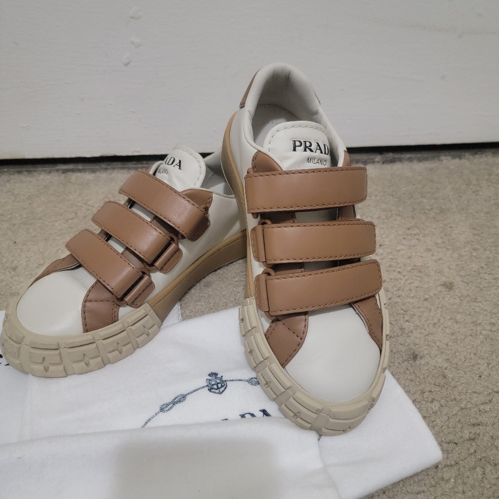 Prada color block sneakers